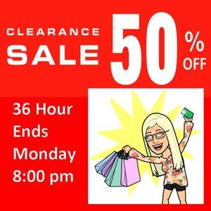 50% off Clearance